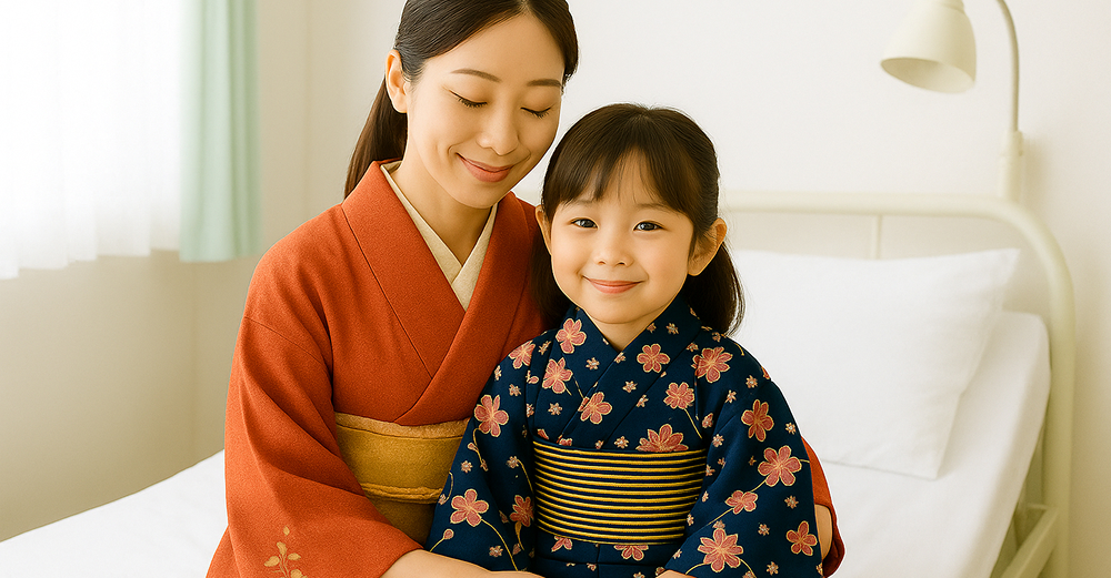 入院中の親子に「思い出」を贈る支援
