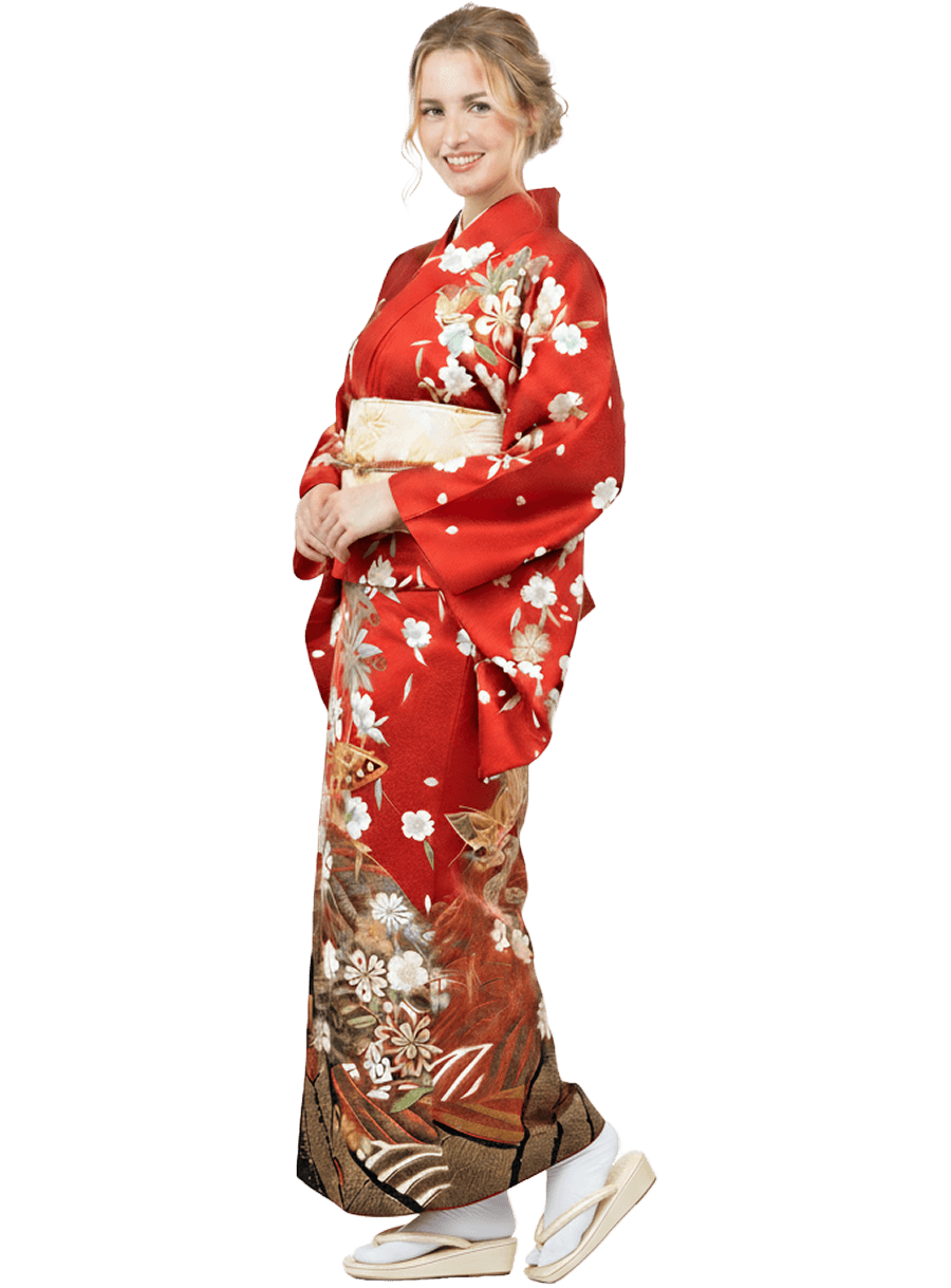 草履をはいた女性